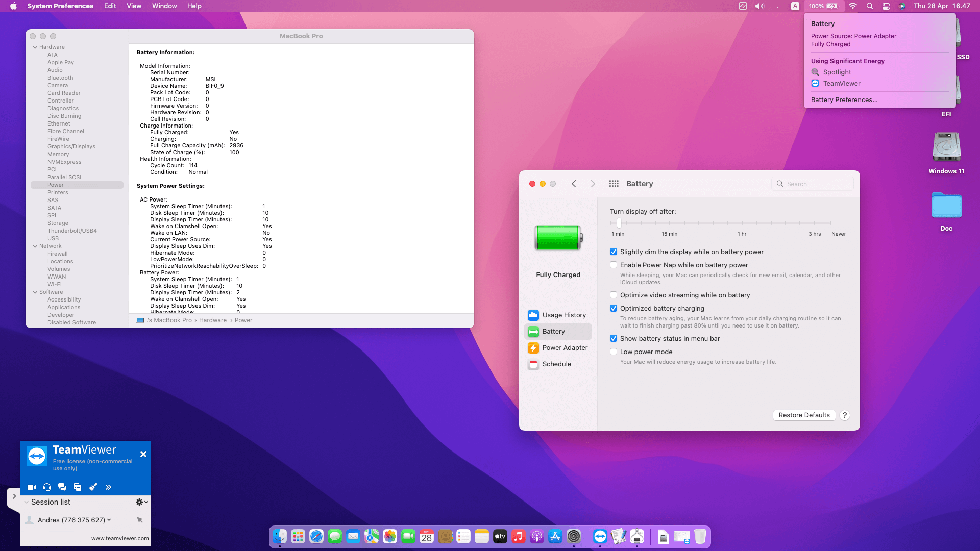 MSI Modern 14 B10MW 4th [CometLake   Intel UHD Graphics 10Th Gen + I2C]   OpenCore 7